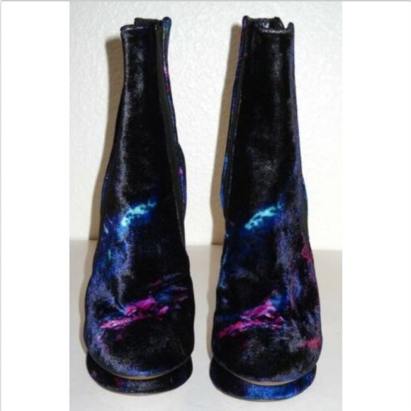 Nicholas Kirkwood Erdem Velvet Ankle Boots 37 - Picture 4 of 9
